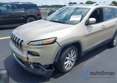 2014 Jeep Cherokee Limited from USA, damaged, VIN 1C4PJLDS4EW244974
